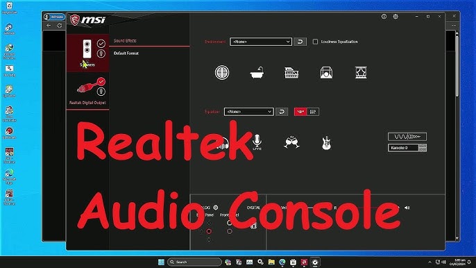 realtek audio driver windows 7