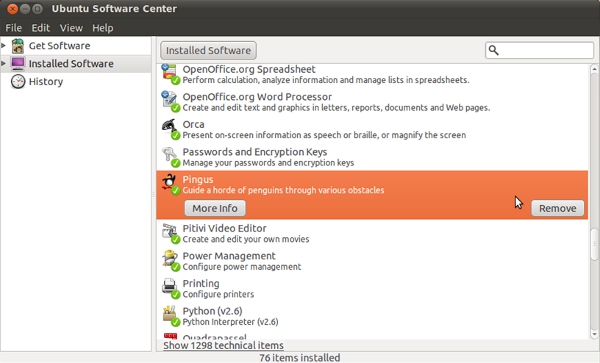 ubuntu software center