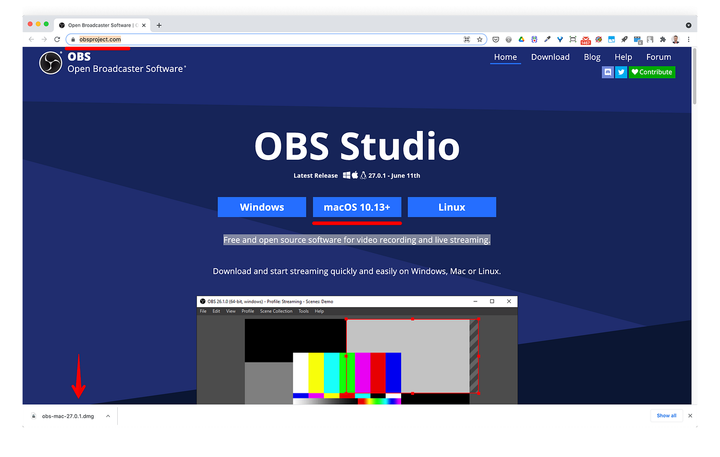 obs download