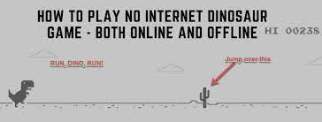 No Internet Game: How to Play the Chrome Dino Game Offline